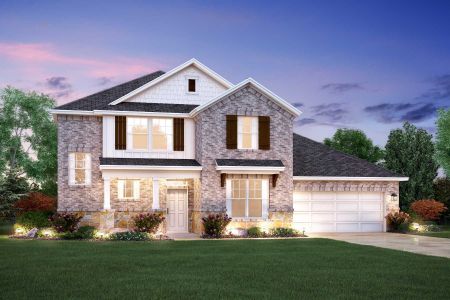 New construction Single-Family house 3848 Waxahachie Road, Leander, TX 78641 Zacate - Classic Series- photo 0 0