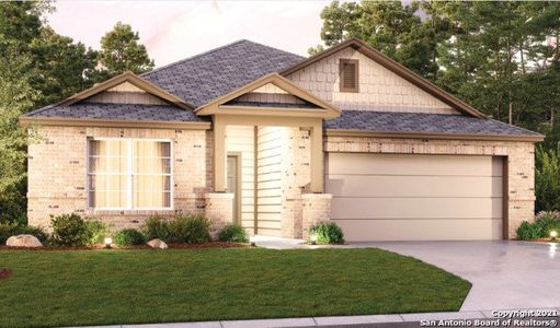 New construction Single-Family house 1177 Water Valley, Seguin, TX 78155 Ellsworth - C- photo 0