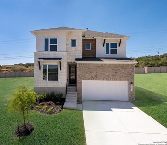 New construction Single-Family house 15411 Ivory Hills, San Antonio, TX 78247 Oakville- photo 1 1