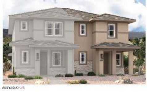 New construction Single-Family house 2890 N Evergreen Street, Buckeye, AZ 85396 Chicago- photo 0