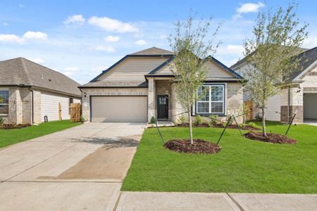 New construction Single-Family house 3073 Waxwing Drive, Brookshire, TX 77423 The Landry- photo 0