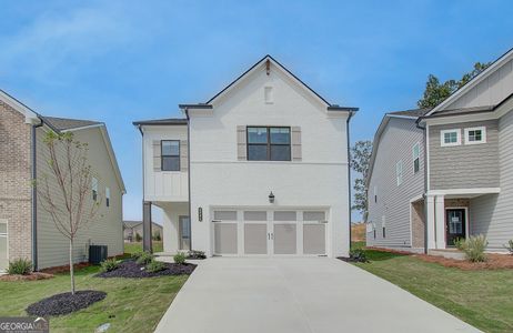 New construction Single-Family house 4251 Portsbrook Avenue, Snellville, GA 30039 Pembrooke- photo 0