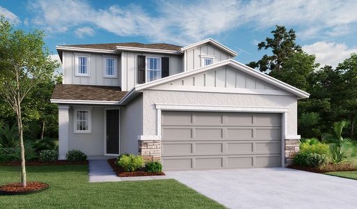 New construction Single-Family house 812 Blue Creek Drive, Haines City, FL 33844 Palm- photo 0 0