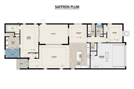 New construction Single-Family house 6224 Sea Lavender, Bradenton, FL 34210 Saffron Plum- photo 1 1