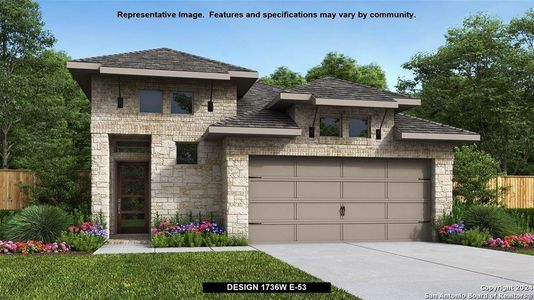 New construction Single-Family house 13222 Klein Prairie, San Antonio, TX 78253 Design 1736W- photo 0 0