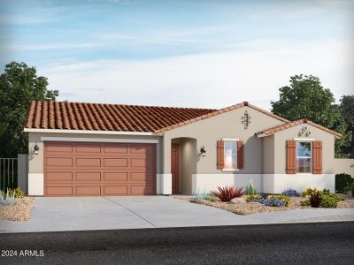 New construction Single-Family house 17667 W Morning Glory Street, Goodyear, AZ 85338 Asher- photo 0 0