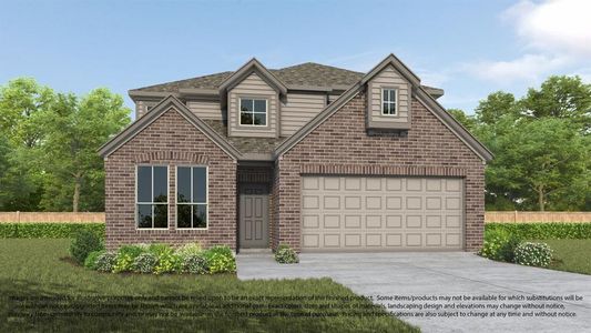 New construction Single-Family house 329 Spruce Oak Lane, Waller, TX 77484 Plan 254- photo 0