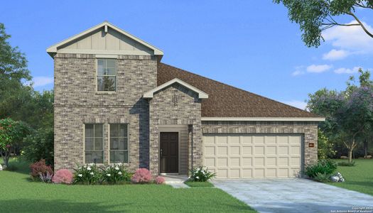 New construction Single-Family house 318 Cowboy Peak, Cibolo, TX 78108 Copperwood H- photo 10 10