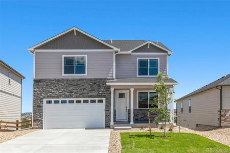New construction Single-Family house 13612 Topaz Place, Mead, CO 80504 The Bridgeport- photo 0