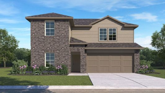 New construction Single-Family house 1039 Great Barracuda Ln, Alvin, TX 77511 MITCHELL-REG EX PLN X35M - 35'- photo 0