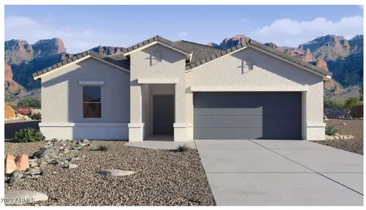 New construction Single-Family house 2147 W Spaulding Avenue, Apache Junction, AZ 85120 Kingston- photo 0