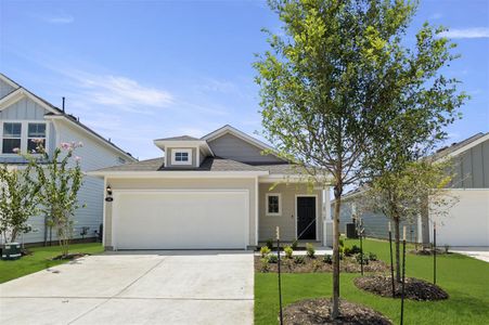 New construction Single-Family house 131 Huckleberry Lane, Elgin, TX 78621 Harvest Ridge 1533- photo 0