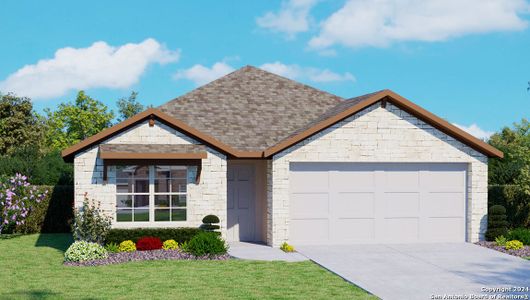 New construction Single-Family house 5322 Wild Boar Xing, Converse, TX 78109 The Bryant- photo 0 0