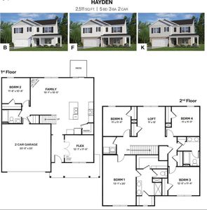 New construction Single-Family house 147 Blue Aspen Drive, Fuquay Varina, NC 27526 HAYDEN- photo