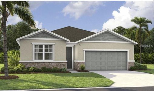 New construction Single-Family house 1706 Sugarbelle Circle, Mascotte, FL 34753 Alexandrite- photo 0