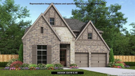 New construction Single-Family house 3086 Mckinnie Park, Bulverde, TX 78163 Design 3241W- photo 3 3