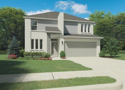 New construction Single-Family house 225 Hidalgo Ln, Elgin, TX 78621 Pearl | Trinity Ranch- photo 0