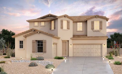 New construction Single-Family house Hacienda Series - Indigo, 3051 North 202nd Drive, Buckeye, AZ 85326 - photo