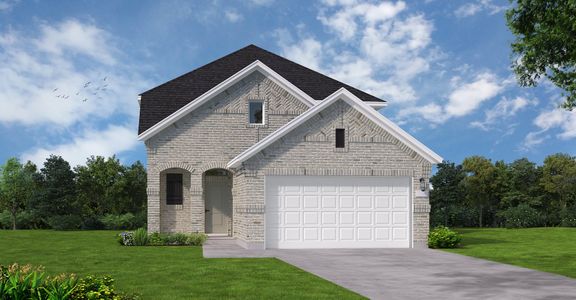 New construction Single-Family house Trenton (2430-HV-30), 3009 Hickory Haven Ln, Conroe, TX 77302 - photo