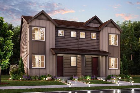 The Westport | Residence 202 Elevation A at Paired Homes Collection