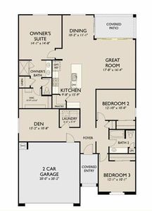 New construction Single-Family house 32243 N Saddlehorn Dr, San Tan Valley, AZ 85140 Marigold Homeplan- photo 1 1