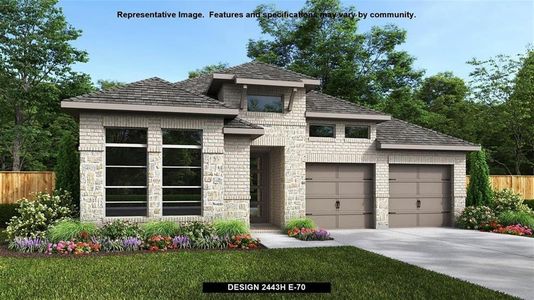 New construction Single-Family house 140 Groundhog Drive, Buda, TX 78610 Design 2443H- photo 1 1