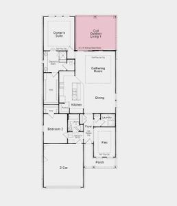 Structural Options Added: Covered Outdoor Living and 8' Sliding Door