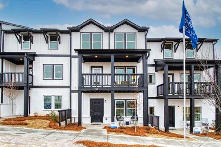 New construction Townhouse house 708 Mulberry Walk, Woodstock, GA 30188 - photo 0