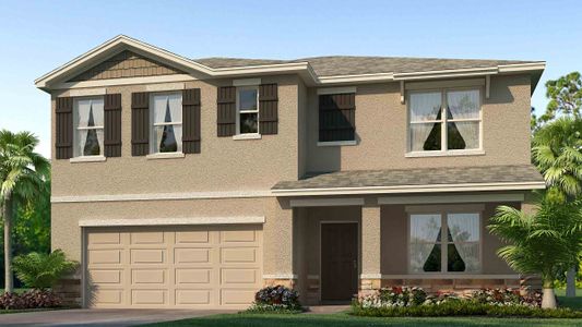 New construction Single-Family house 3137 Silver Date Dr, Wimauma, FL 33598 Hayden- photo 0