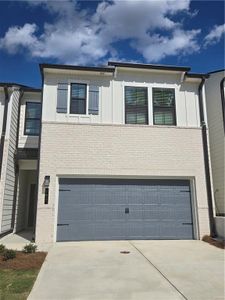 New construction Townhouse house 1105 Holland Rose Drive, Lawrenceville, GA 30043 Sawnee- photo 0