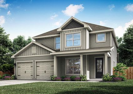 New construction Single-Family house Yoakum, 9520 Petrichor Boulevard, Manor, TX 78653 - photo