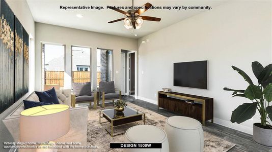 New construction Single-Family house 12303 Aurora Basin, San Antonio, TX 78254 Design 1500W- photo 3