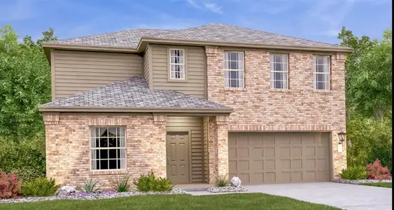 New construction Single-Family house 1824 Boggy Creek Rnch, Georgetown, TX 78628 Hudson- photo 0