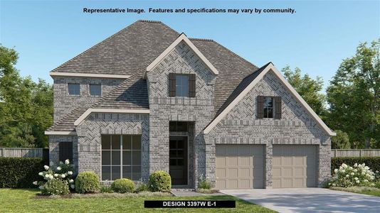 New construction Single-Family house 1216 Summer Moon Dr, Georgetown, TX 78628 Design 3397W- photo 0