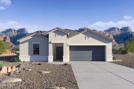 New construction Single-Family house 1136 W Descanso Canyon Drive, Casa Grande, AZ 85122 Kingston- photo 0 0