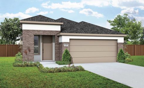 New construction Single-Family house Journey Series - Horizon, Mostyn Lake Drive, Magnolia, TX 77354 - photo
