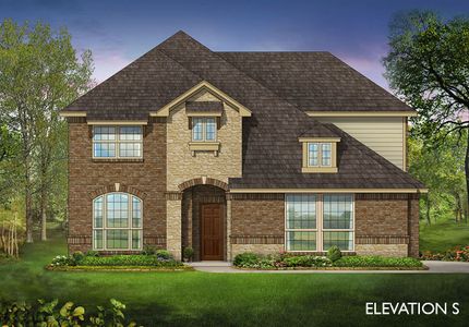 New construction Single-Family house Dewberry III Side Entry, 5637 Rutherford Drive, Midlothian, TX 76065 - photo
