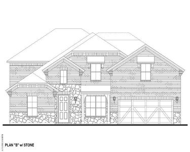 New construction Single-Family house Plan 1691, 1422 Fieldstone Drive, Midlothian, TX 76065 - photo