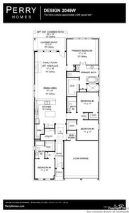 New construction Single-Family house 13013 Macar Manor, San Antonio, TX 78245 Design 2049W- photo 1 1