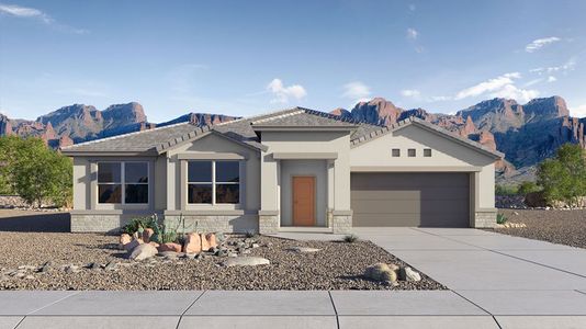 New construction Single-Family house 5751 E Clandestine Dr, San Tan Valley, AZ 85140 Denton- photo 0