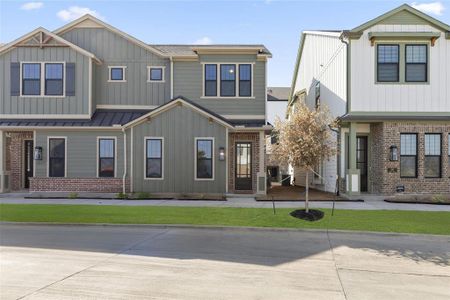 New construction Townhouse house 1141 Concan Drive, Plano, TX 75075 Wyatt Homeplan- photo 0