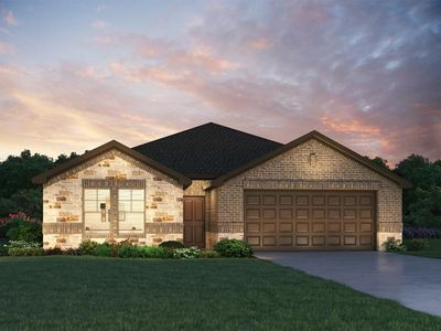 New construction Single-Family house 1215 Cascade Hills Drive, Iowa Colony, TX 77583 The Greenville (L400)- photo 0
