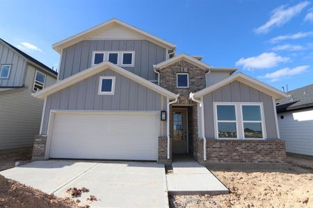 New construction Single-Family house 7543 Rainflower Field Drive, Cypress, TX 77433 Lunaria- photo