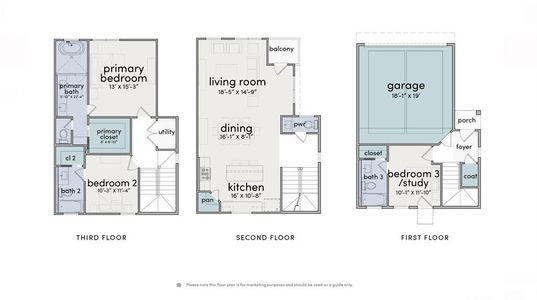 Generously sized rooms make up this floor plan.