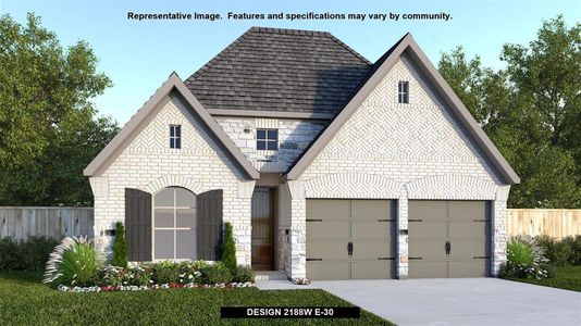 New construction Single-Family house 31422 Slumbering Sage Drive, Fulshear, TX 77441 Design 2188W- photo 0 0