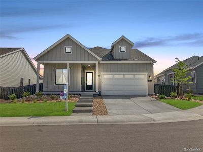 New construction Single-Family house 9612 Warm Sun Point, Littleton, CO 80125 4081 Crimson Sky Exterior A - Modern Farmhouse- photo 26 26