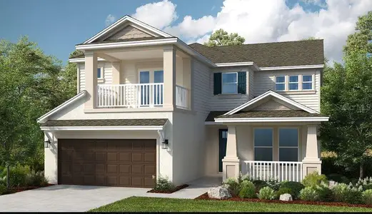 New construction Single-Family house 2115 Longliner Loop, Wesley Chapel, FL 33543 Barbados- photo 0