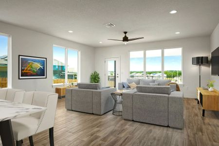 New construction Single-Family house Sunrise, 21301 Santa Carlo Avenue, Leander, TX 78645 - photo