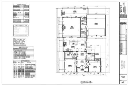 First floor blueprint