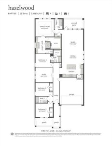 Your single story dream home with fantastic entertaining space is waiting for you in our Baptise floor plan!